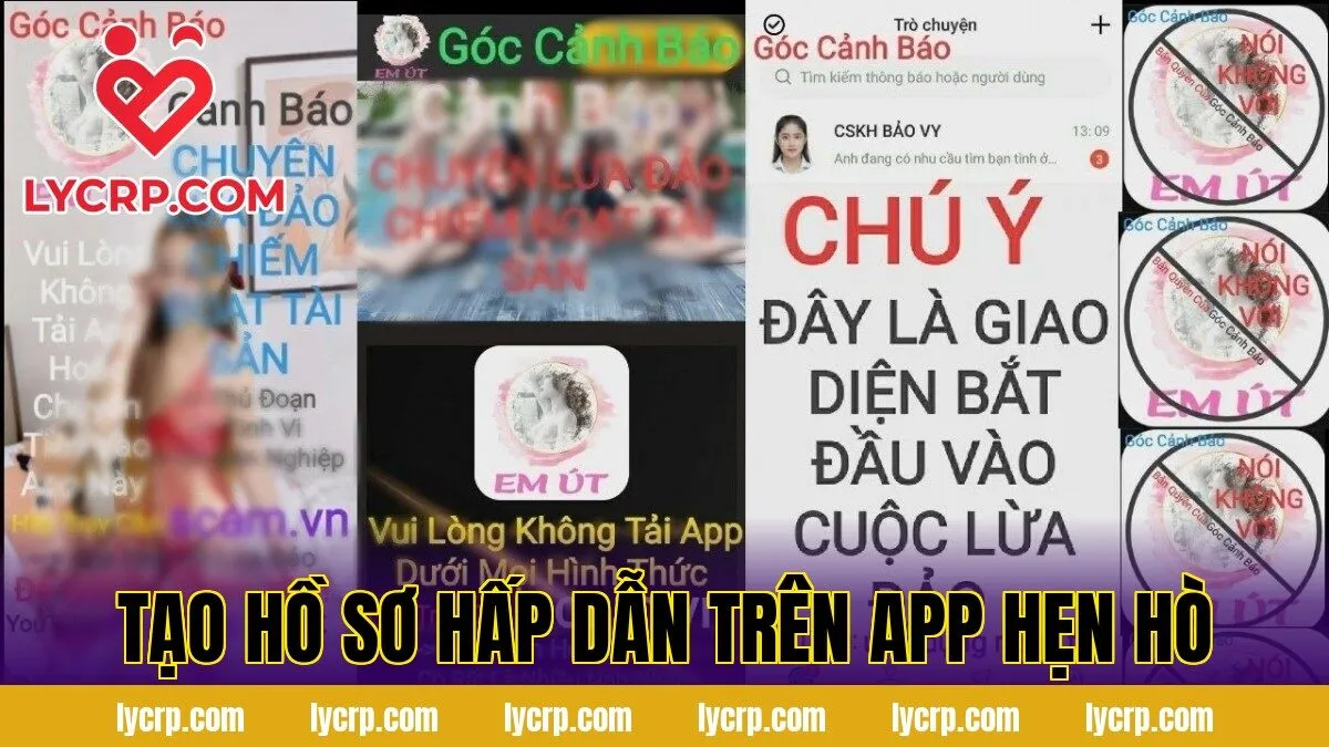 tạo hồ sơ hấp dẫn trên app hẹn hò
