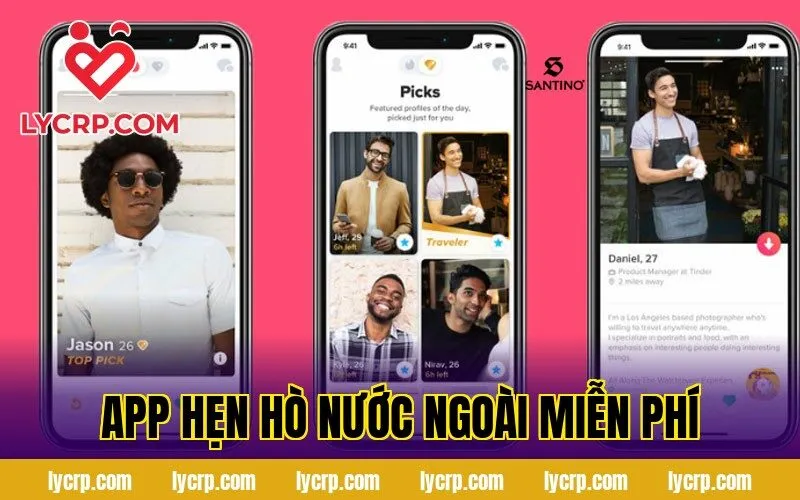 app hẹn hò nước ngoài miễn phí