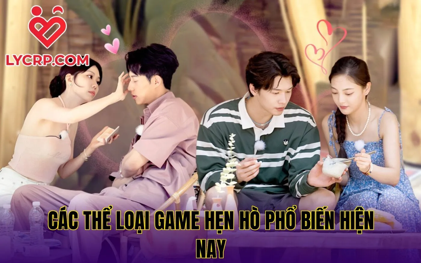 Các thể loại game hẹn hò phổ biến hiện nay