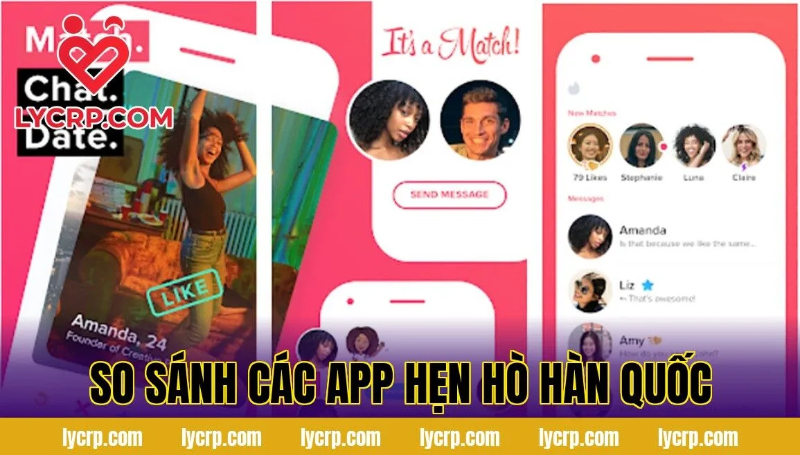 so sánh các app hẹn hò hàn quốc