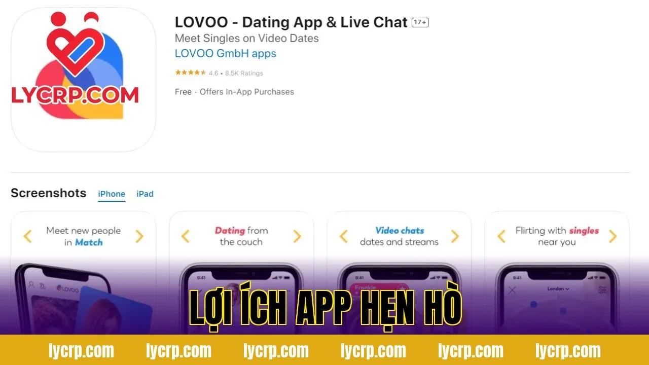 lợi ích app hẹn hò